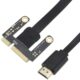 PCIe PCI-E V8.4D EXP GDC External Laptop Video Card Dock / Laptop Docking Station (Mini PCI-E interface Version) brown