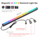 COOLMOON ARGB LED Strip Light With 5V 3Pin Small 4Pin Header Changing Light Speed DIY Lamp Bar Light Strip For PC Computer Case Chassis black