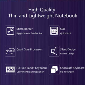 256G 512G SSD Windows 10 Laptop Portable Business Office Notebook Computer US plug 8+512G
