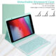 Tablet Case with Keyboard for 10.2-Inch iPad Pro11 Wireless Detachable Keyboard