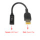 USB 3.1 Type C USB Female to DC 7.9*5.0mm 4.0*1.35 5.5*2.5 2.1 Square Male Charger Adapter for Lenovo PD 7.9*5.5mm