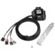 1.2m Desktop Computer Pc Power On/off Reset Button Switch Cable Block Extender Black