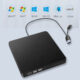 Usb 3.0 Type-c Ultra-thin External Dvd Recorder High-speed Cd Vcd Player Optical Drive For Desktop Laptops black